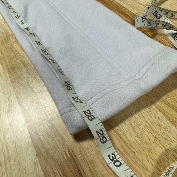 Jonathan Simkhai NWT Stevie Paperbag Sweatpants Purple Size S Belted 100% Cotton - Picture 10 of 10